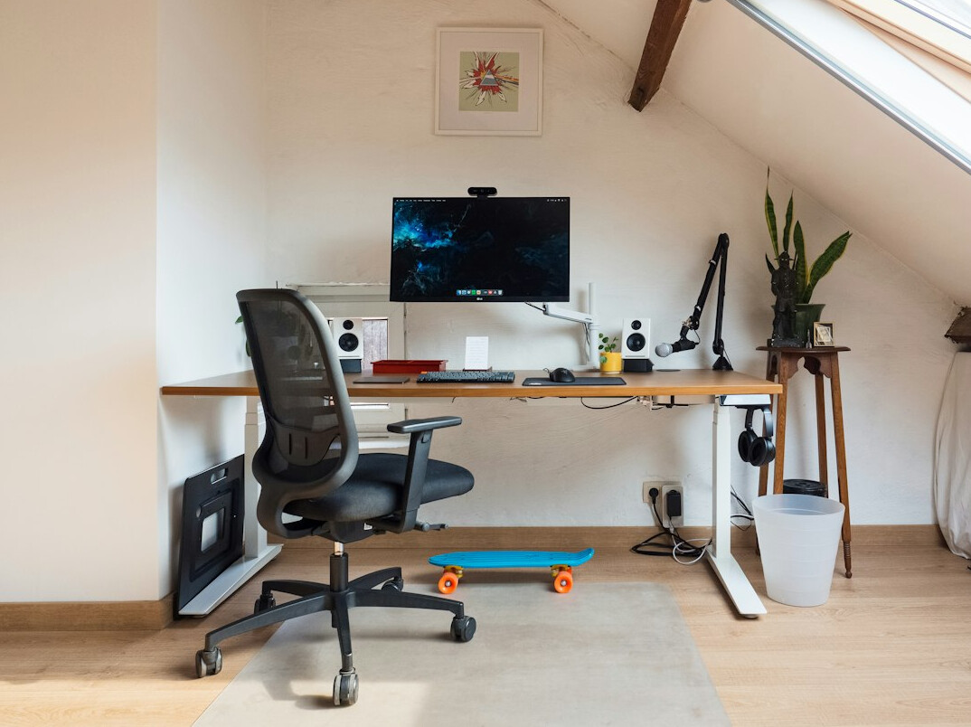 ergonomic office chair setup